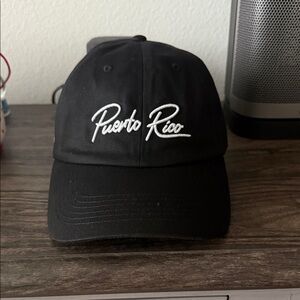 Classic Black Embroidered Hat